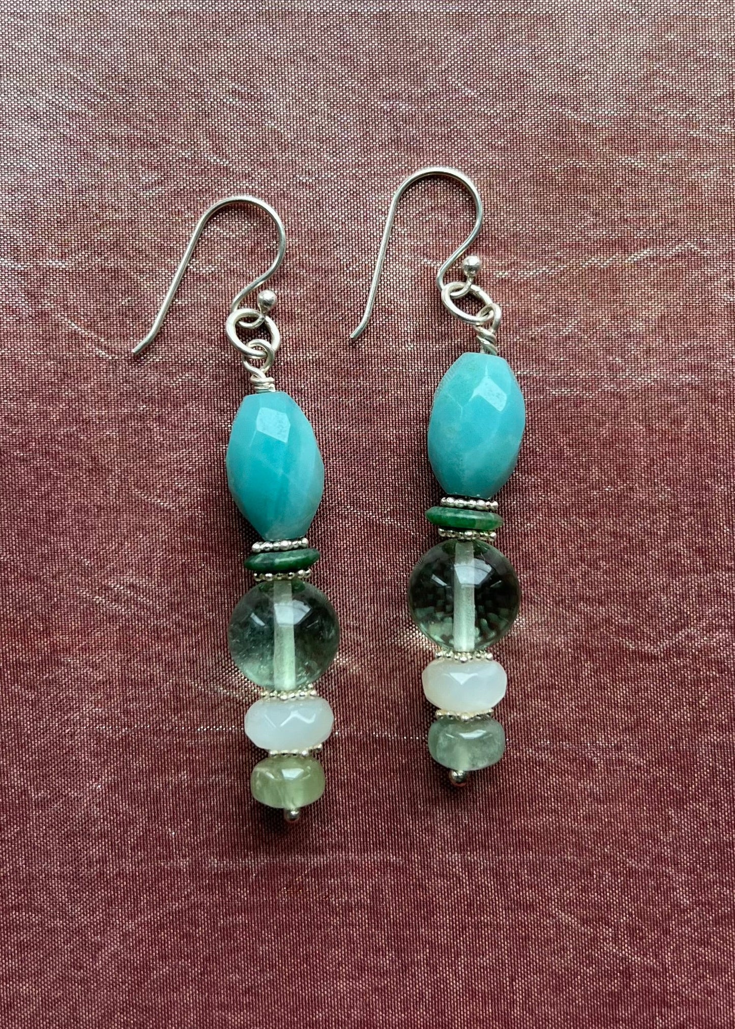 Multicolored Gemstone Earrings - 5