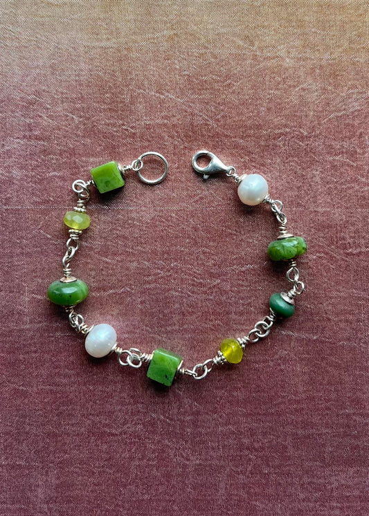 Luna Green Bracelet