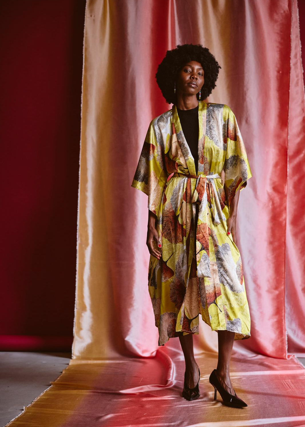 Golden Mirage Kimono