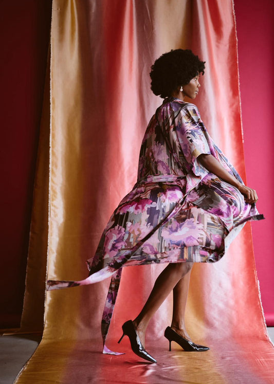 Lavender Pink Kimono